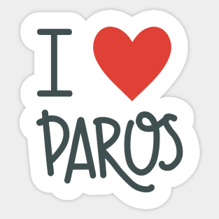 Paros, Greek Island Sticker